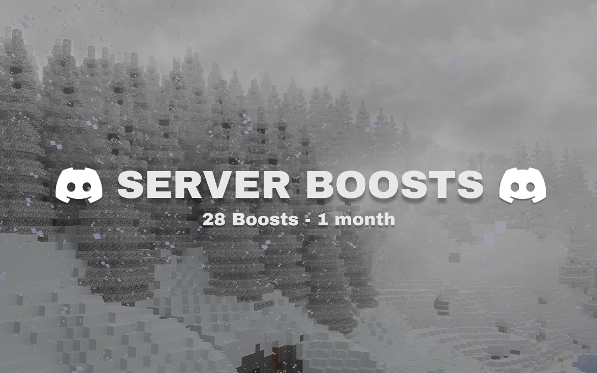 Server Boosts 28 - 1 month